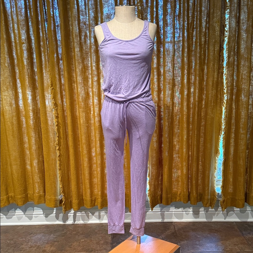 Lavender Sleeveless Jumpsuit